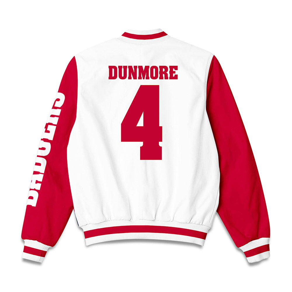 Wisconsin - NCAA Football : Donovan Dunmore - Bomber Jacket-1