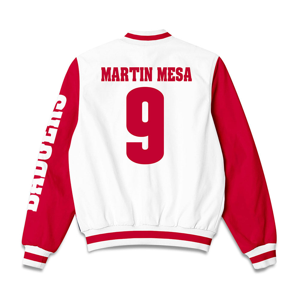 Wisconsin - NCAA Women's Basketball : Alba Martin Mesa - Bomber Jacket-1