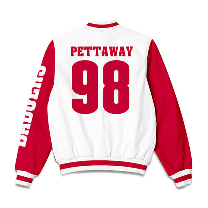 Wisconsin - NCAA Football : Torin Pettaway - Bomber Jacket-1