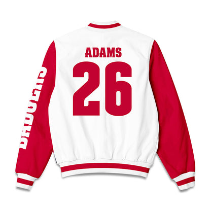 Wisconsin - NCAA Football : Eli Adams - Bomber Jacket-1