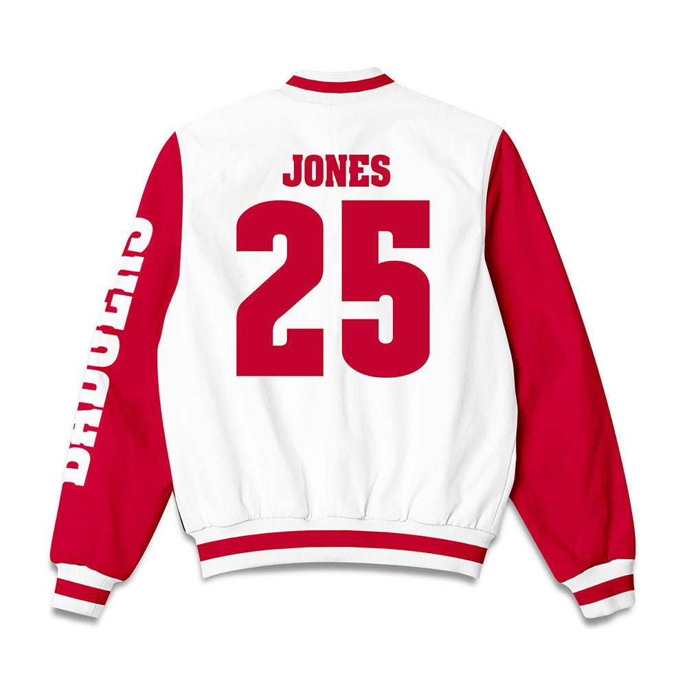 Wisconsin - NCAA Men's Soccer : Ellis Jones - Bomber Jacket-1