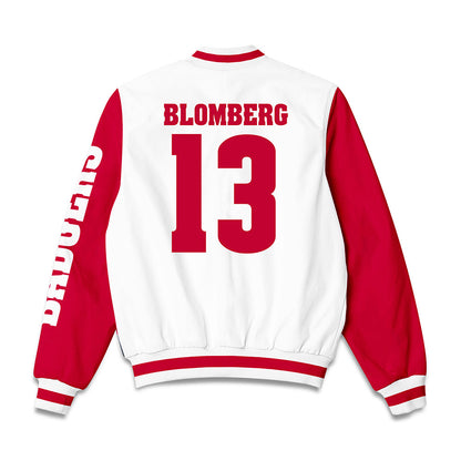 Wisconsin - NCAA Softball : Addison Blomberg - Bomber Jacket-1