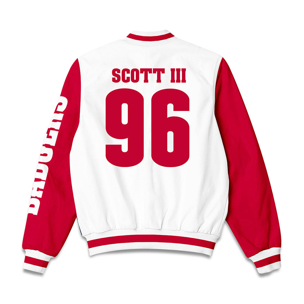 Wisconsin - NCAA Football : Arthur Scott III - Bomber Jacket-1