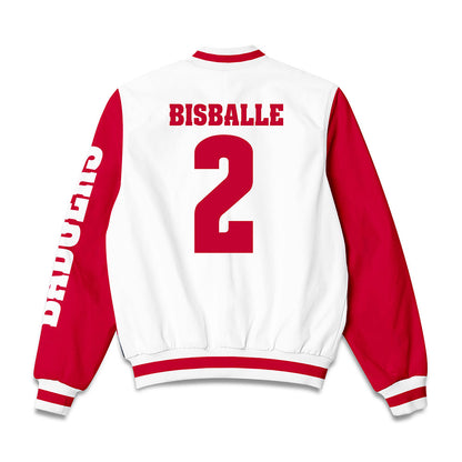 Wisconsin - NCAA Women's Basketball : Alie Bisballe - Bomber Jacket-1
