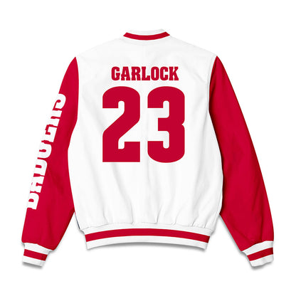 Wisconsin - NCAA Men's Basketball : Will Garlock - Bomber Jacket-1