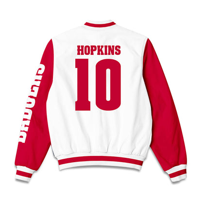 Wisconsin - NCAA Football : Ryan Hopkins - Bomber Jacket-1