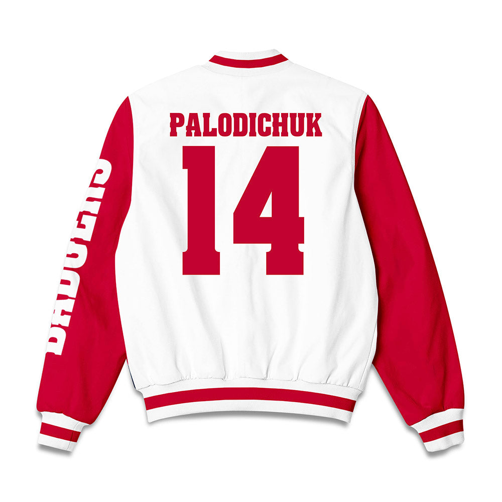 Wisconsin - NCAA Men's Ice Hockey : Joe Palodichuk - Bomber Jacket-1