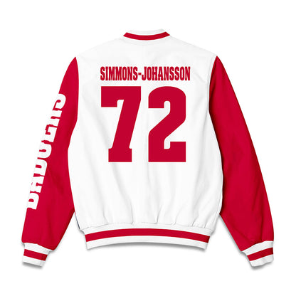 Wisconsin - NCAA Football : Lucas Simmons-Johansson - Bomber Jacket-1