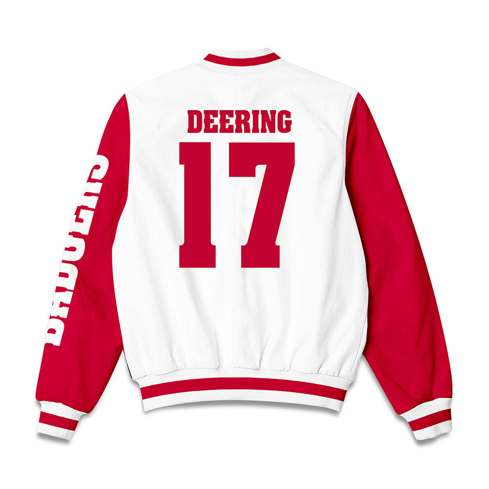 Wisconsin - NCAA Men's Ice Hockey : Grady Deering - Bomber Jacket-1