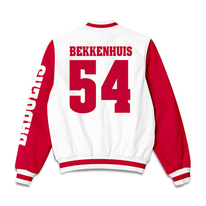 Wisconsin - NCAA Football : Brady Bekkenhuis - Bomber Jacket-1