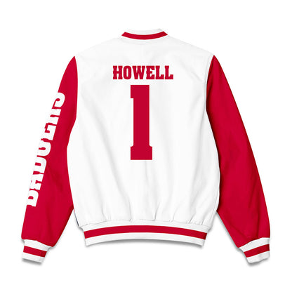 Wisconsin - NCAA Women's Basketball : Destiny Howell - Bomber Jacket-1