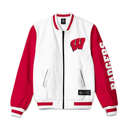 Wisconsin - NCAA Men's Soccer : Ryan Berghauer - Bomber Jacket-0