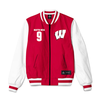 Wisconsin - NCAA Women's Basketball : Alba Martin Mesa - Bomber Jacket-0