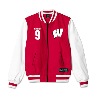 Wisconsin - NCAA Women's Ice Hockey : Ava Murphy - Bomber Jacket-0