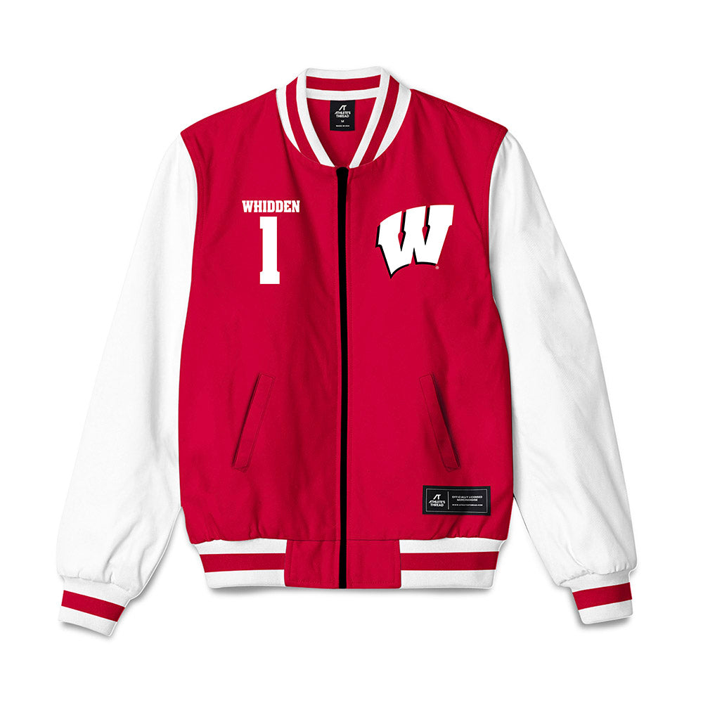 Wisconsin - NCAA Softball : Kaylie Whidden - Bomber Jacket-0