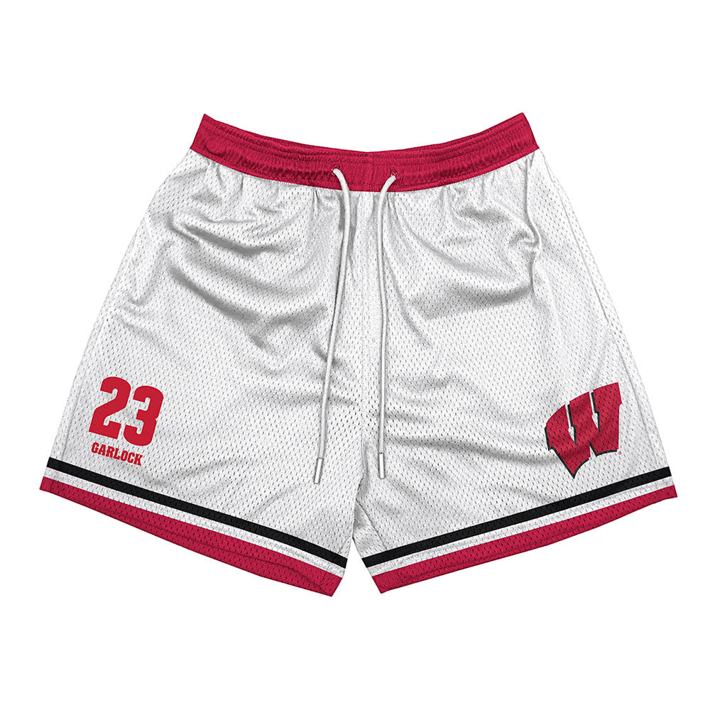Wisconsin - NCAA Men's Basketball : Will Garlock - Shorts-0