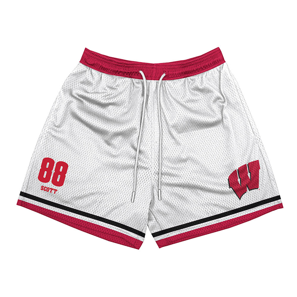 Wisconsin - NCAA Women's Volleyball : Kymora Scott - Shorts-0