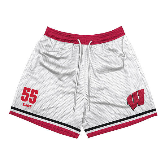 Wisconsin - NCAA Men's Basketball : Eian Elmer - Shorts-0