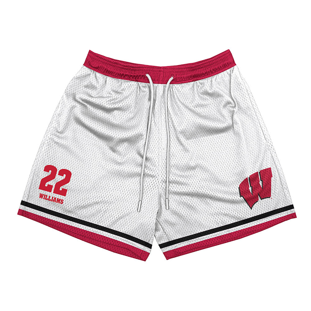 Wisconsin - NCAA Football : jaylen williams - Shorts-0