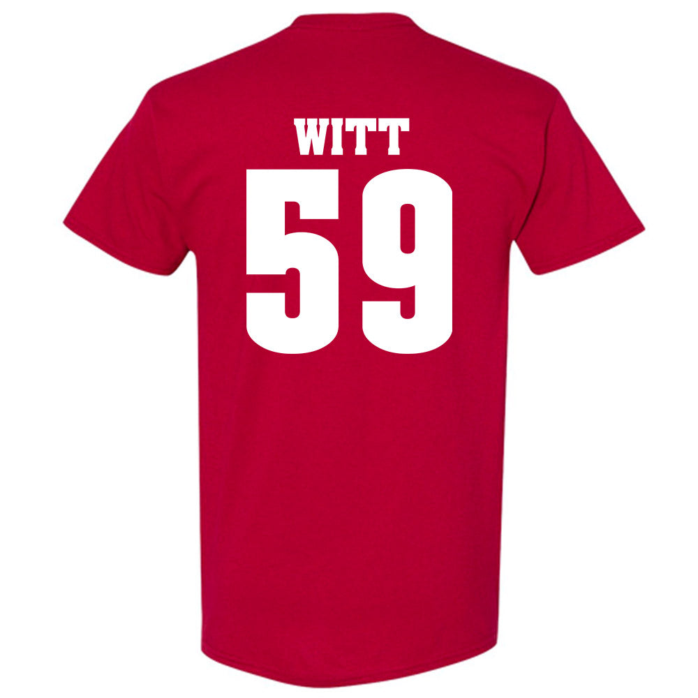 Wisconsin - NCAA Football : Aaron Witt - Classic Shersey T-Shirt-1