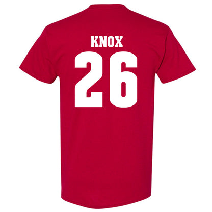 Wisconsin - NCAA Men's Ice Hockey : Weston Knox - Classic Shersey T-Shirt-1