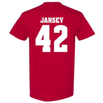 Wisconsin - NCAA Football : Tyler Jansey - Classic Shersey T-Shirt-1