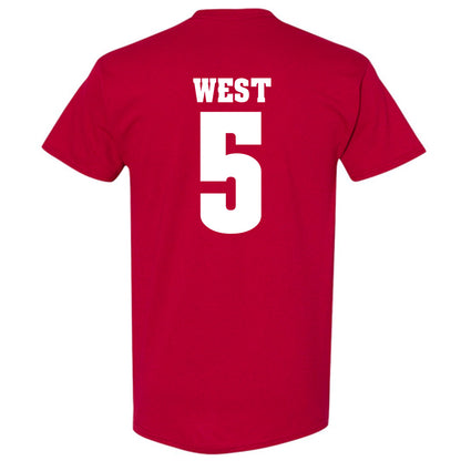 Wisconsin - NCAA Football : Bryce West - Classic Shersey T-Shirt-1