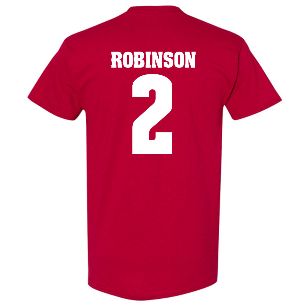 Wisconsin - NCAA Football : Javan Robinson - Classic Shersey T-Shirt-1
