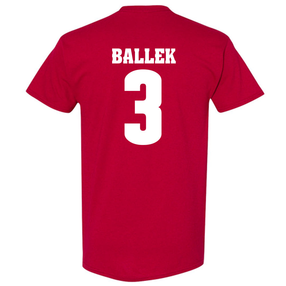Wisconsin - NCAA Women's Soccer : Abby Ballek - Classic Shersey T-Shirt-1