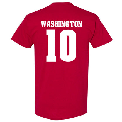 Wisconsin - NCAA Football : Jahmare Washington - Classic Shersey T-Shirt-1