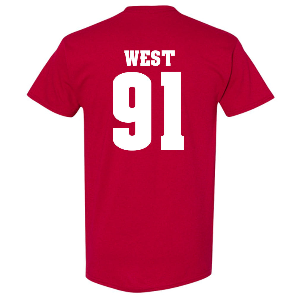 Wisconsin - NCAA Football : Sean West - Classic Shersey T-Shirt-1
