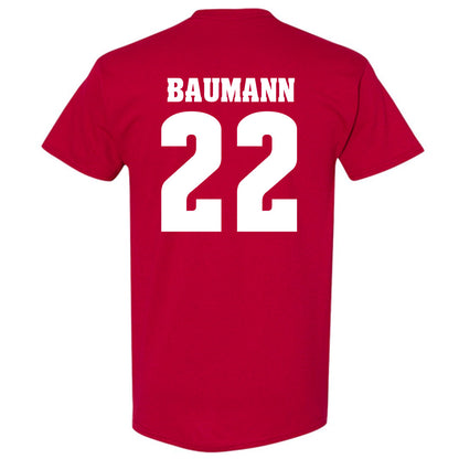 Wisconsin - NCAA Women's Soccer : Jenna Baumann - Classic Shersey T-Shirt-1
