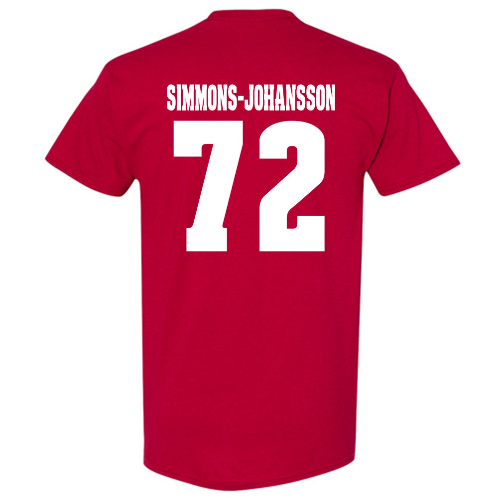 Wisconsin - NCAA Football : Lucas Simmons-Johansson - Classic Shersey T-Shirt-1