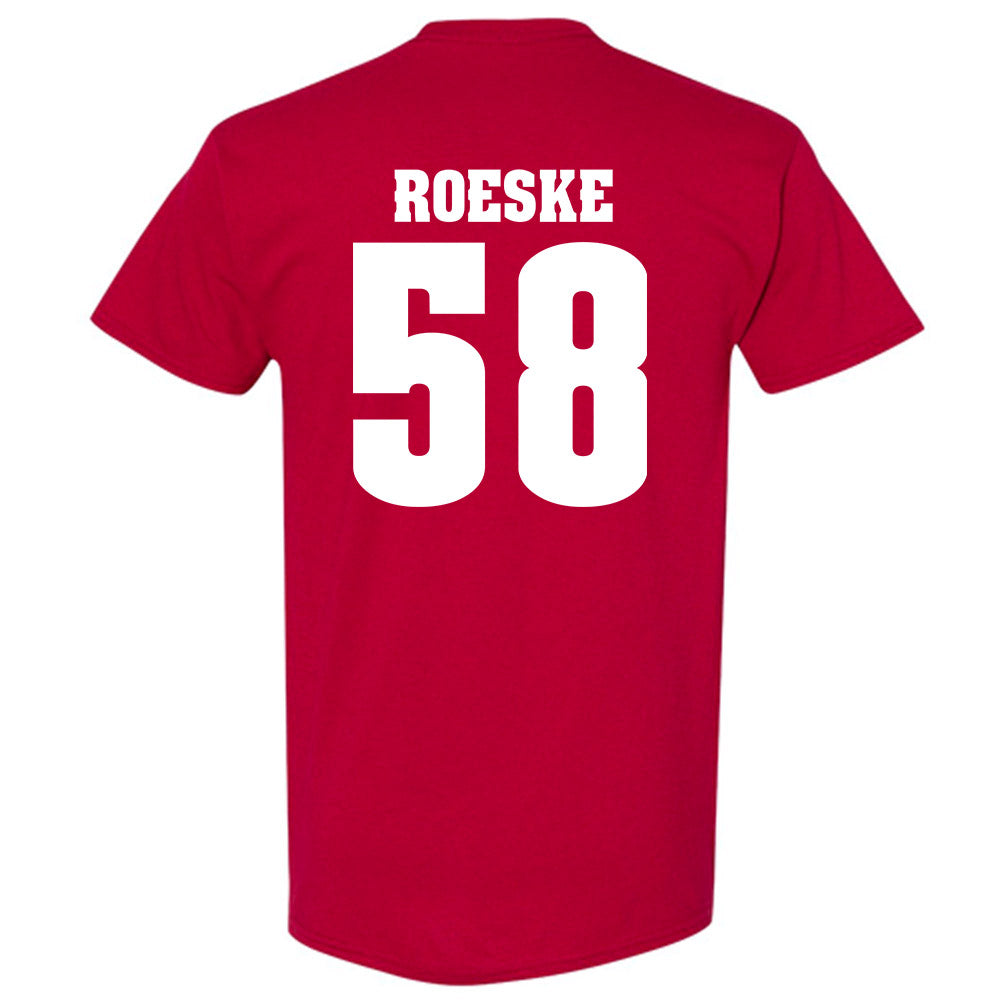 Wisconsin - NCAA Football : Michael Roeske - Classic Shersey T-Shirt-1