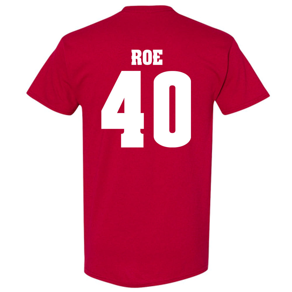 Wisconsin - NCAA Football : James Roe - Classic Shersey T-Shirt-1