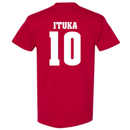Wisconsin - NCAA Football : Gideon Ituka - Classic Shersey T-Shirt-1