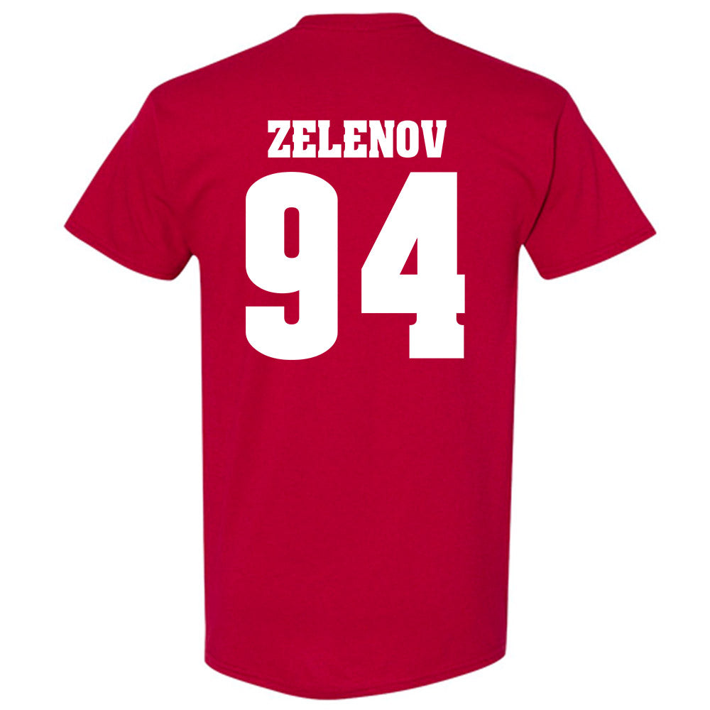 Wisconsin - NCAA Men's Ice Hockey : Vasily Zelenov - Classic Shersey T-Shirt-1