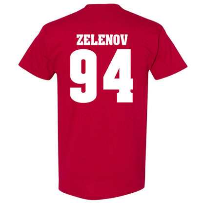 Wisconsin - NCAA Men's Ice Hockey : Vasily Zelenov - Classic Shersey T-Shirt-1