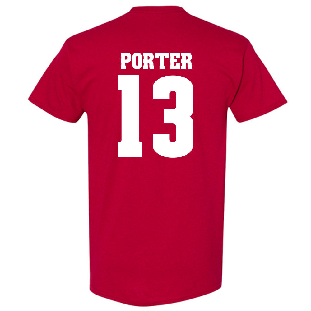 Wisconsin - NCAA Women's Basketball : Ronnie Porter - Classic Shersey T-Shirt-1