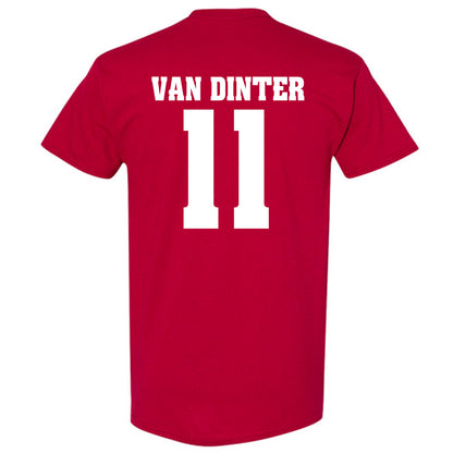 Wisconsin - NCAA Football : Carson Van Dinter - Classic Shersey T-Shirt-1