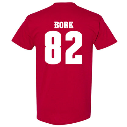 Wisconsin - NCAA Football : Emmett Bork - Classic Shersey T-Shirt-1