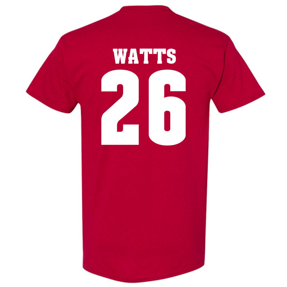 Wisconsin - NCAA Football : Kahni Watts - Classic Shersey T-Shirt-1