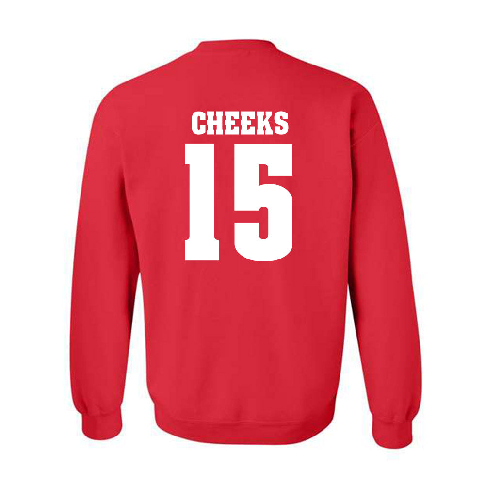 Wisconsin - NCAA Football : Sebastian Cheeks - Classic Shersey Crewneck Sweatshirt-1