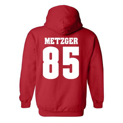 Wisconsin - NCAA Football : Hayden Metzger - Classic Shersey Hooded Sweatshirt-1
