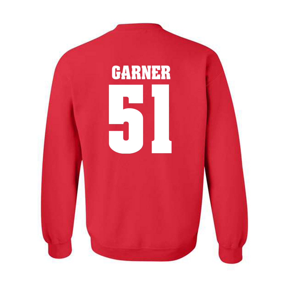 Wisconsin - NCAA Football : Micheal Garner - Classic Shersey Crewneck Sweatshirt-1