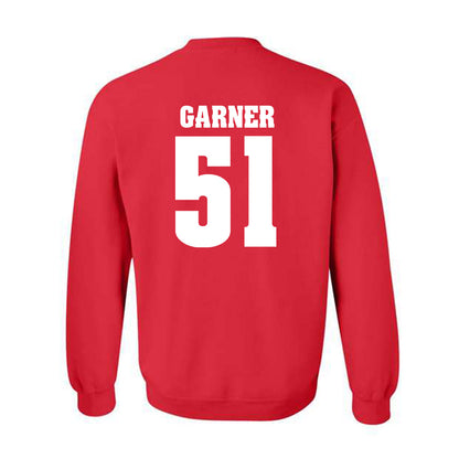 Wisconsin - NCAA Football : Micheal Garner - Classic Shersey Crewneck Sweatshirt-1