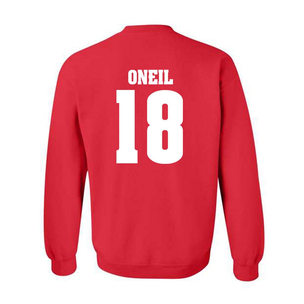 Wisconsin - NCAA Football : Danny ONeil - Classic Shersey Crewneck Sweatshirt-1