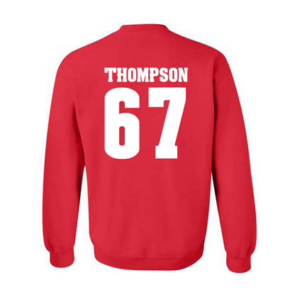 Wisconsin - NCAA Women's Volleyball : Halle Thompson - Classic Shersey Crewneck Sweatshirt-1
