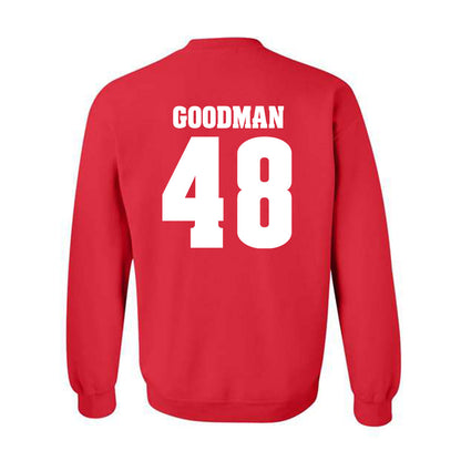 Wisconsin - NCAA Football : Andrew Goodman - Classic Shersey Crewneck Sweatshirt-1