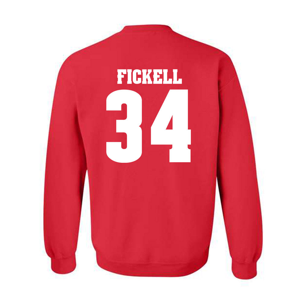 Wisconsin - NCAA Football : Ashton Fickell - Classic Shersey Crewneck Sweatshirt-1